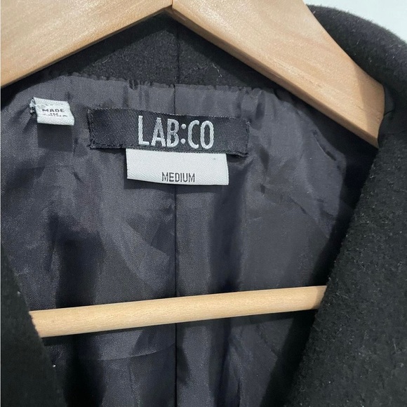 LabCo Black Pea Coat - Picture 2 of 6